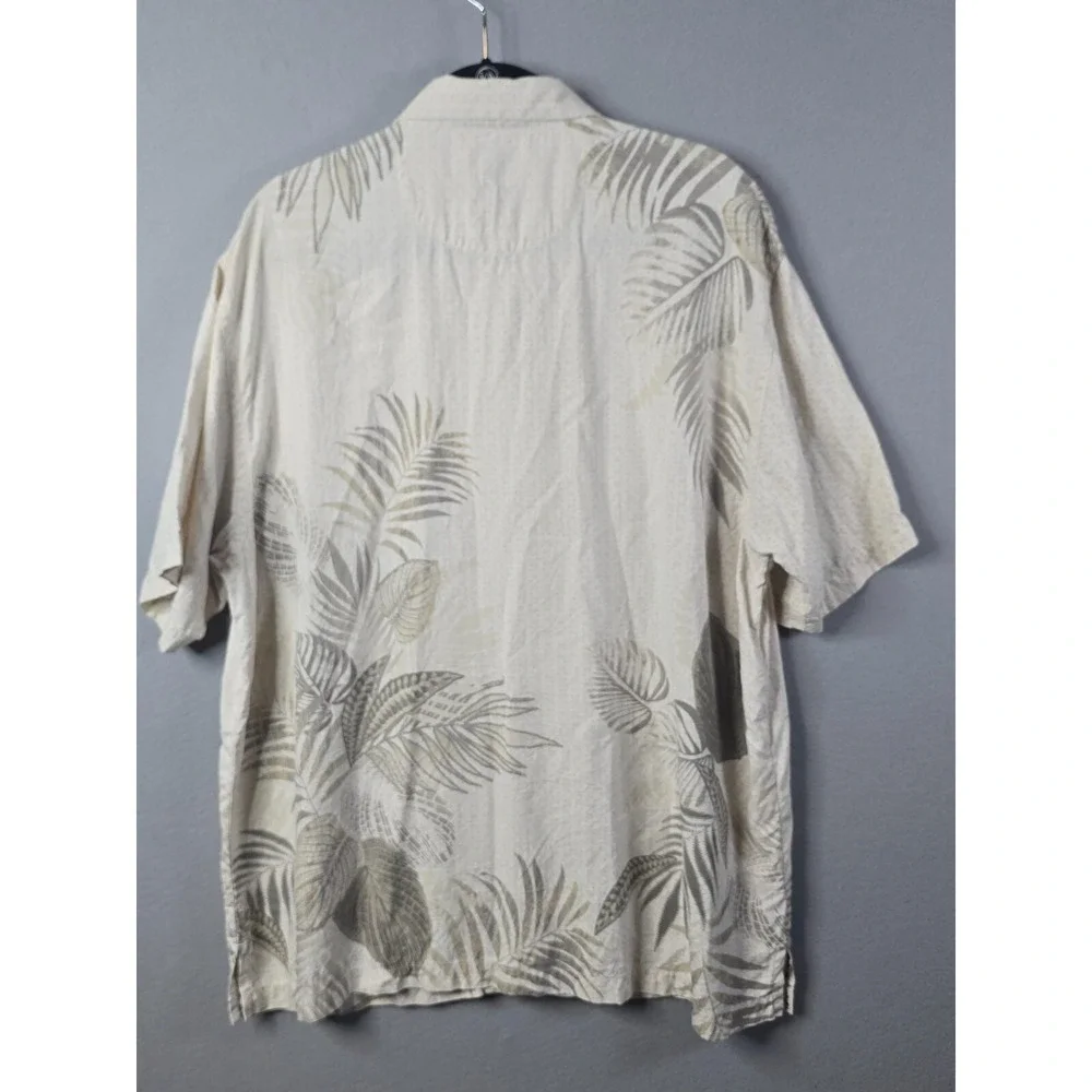 Tommy Bahama Mens Hawaiian Silk Camp Shirt Ex Large Island Tropical Resort‎ Wear - Picture 2 of 8